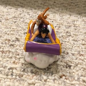 Disney Aladdin and Abu Figure on wheels